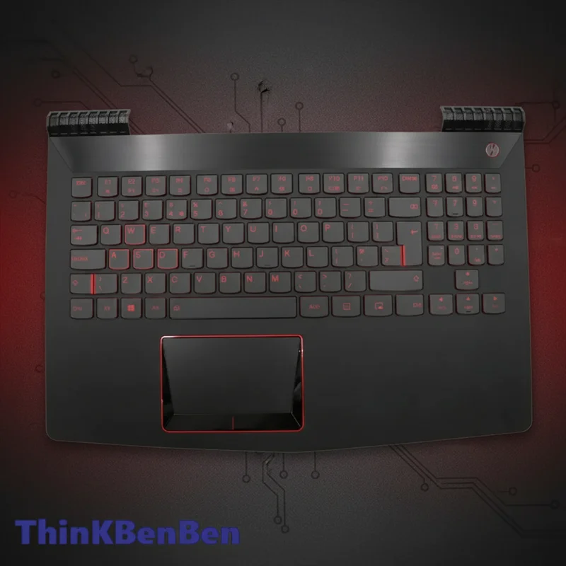 

UK English Black Keyboard Upper Case Palmrest Shell Cover For Lenovo Legion Y520 15 R720 15IKBN 15IKBA 5CB0N00221