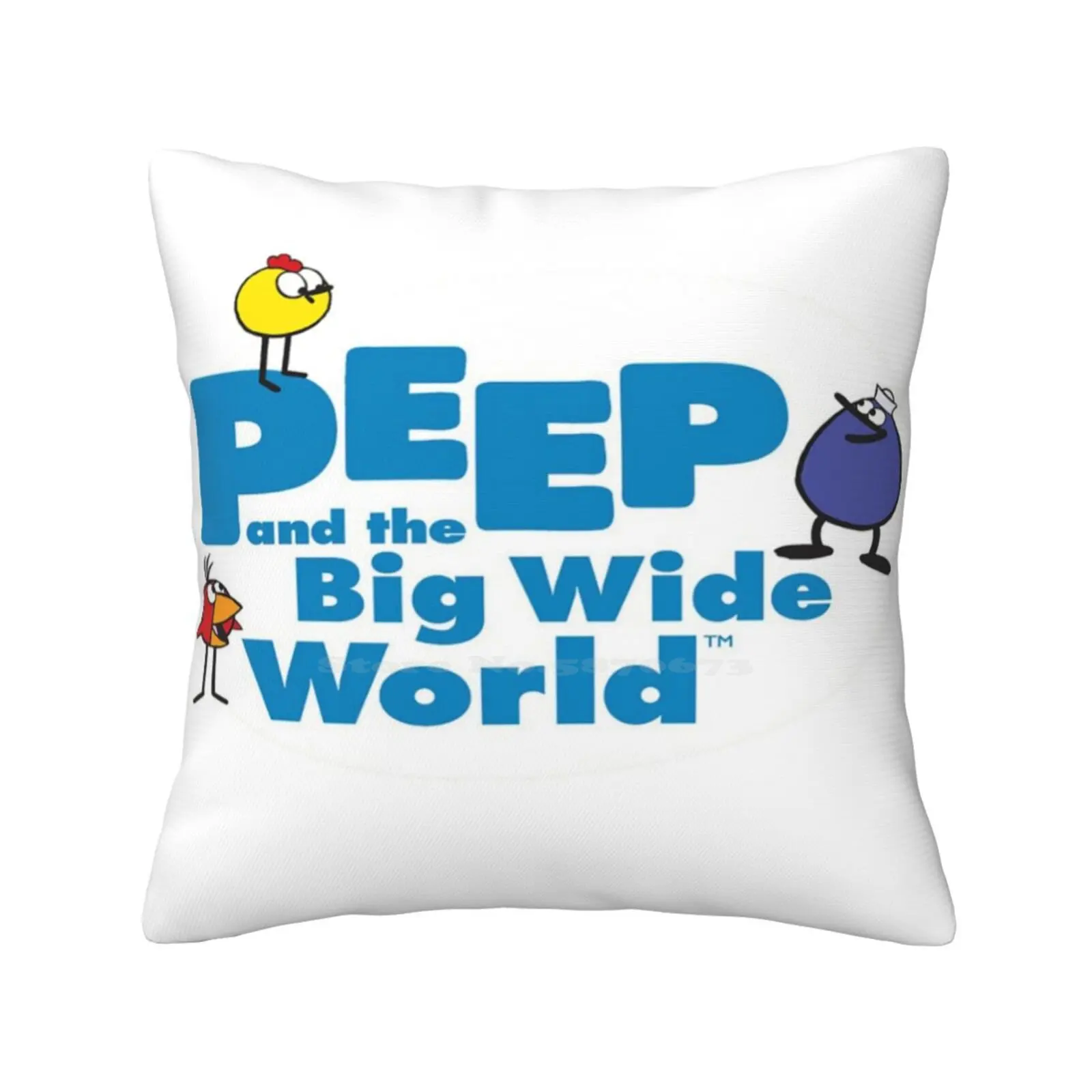 Peep And The Big Wide World Throw Cushion Pillow Cover Peep And The Big Wide World 2000 S Childhood Cartoon Clifford Dragon