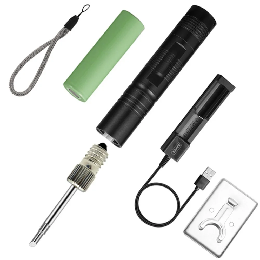 E10 Portable Soldering Iron with USB Wireless Charging and 2600mAh Lithium-ion Battery for Electronics Repair and Wire Bonding