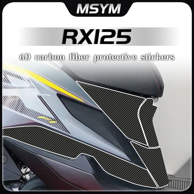 

For Honda RX125 rx 125 Protective stickers 6D modified carbon fiber film motorcycle stickers anti-wear cover scratch resistant