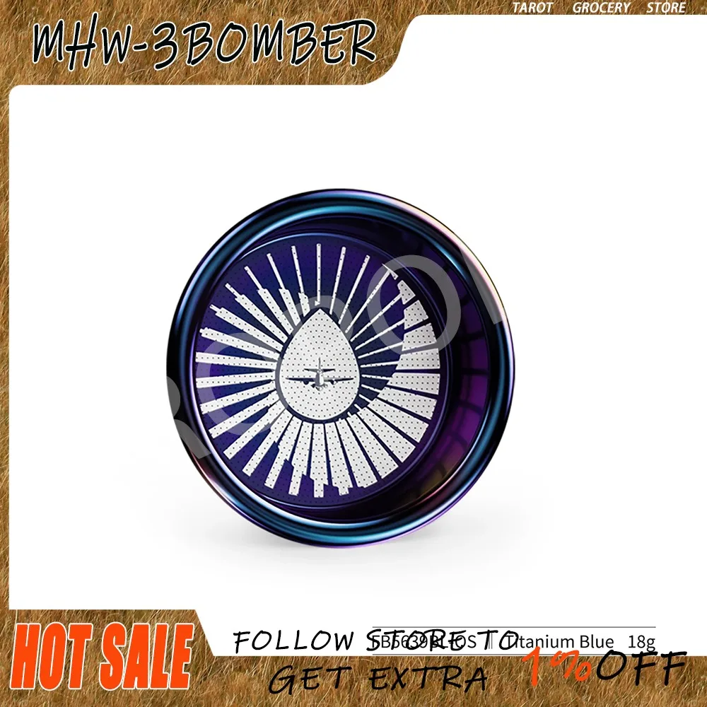 

MHW-3BOMBER JusBean Корзина для фильтра из нержавеющей стали 18 г Корзина для фильтра для кофе, совместимая с портафильтром для эспрессо 58 мм, инструмент для кофе