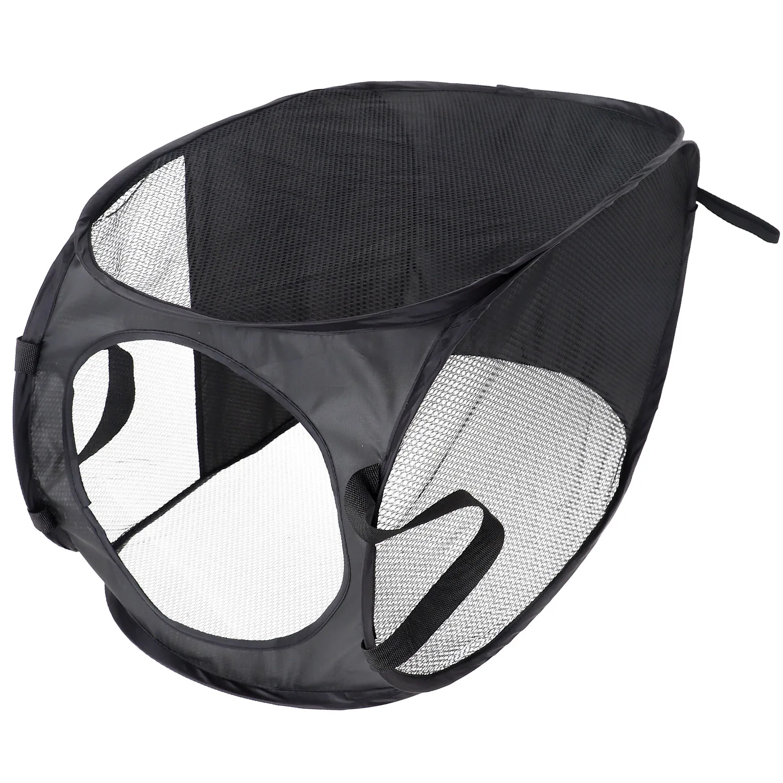 

Foldable Laundry Basket Folding Room Hamper Organiser with Handles Steel Wire Collapsable