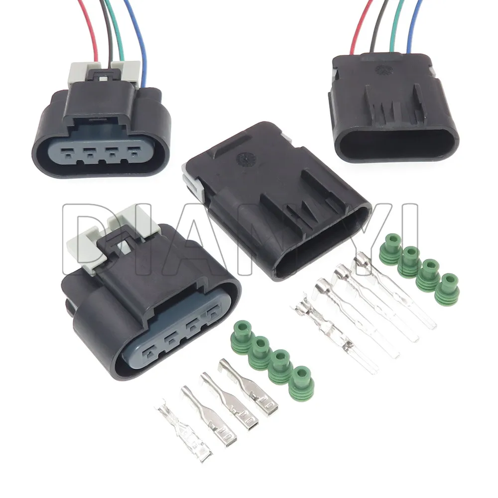 1 Set 4 Way Car Electronic Fuel Pump Cable Connector 15326633 15326631 AC Assembly for Buick Automobile Accessories