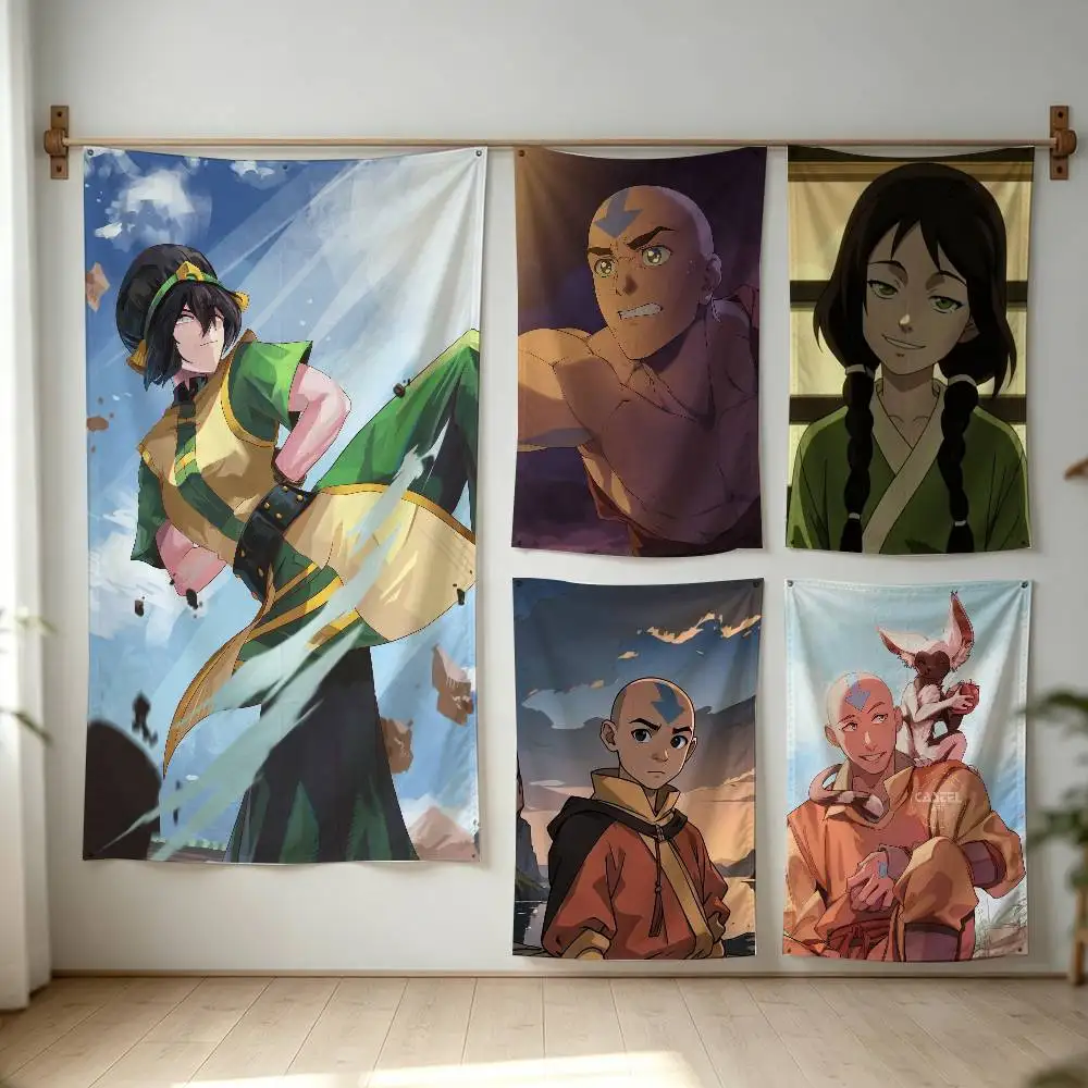 Avatar The Last Airbender Flag Digital Printing Banner for Garage Wall Out Door Decoration