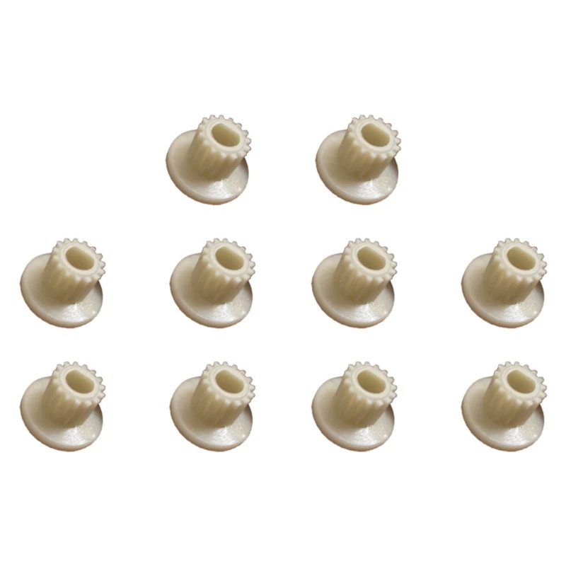 Pack of 10 Reliable Gears 15 Teeth Bread Maker Pulleys Plastic Material Dropship