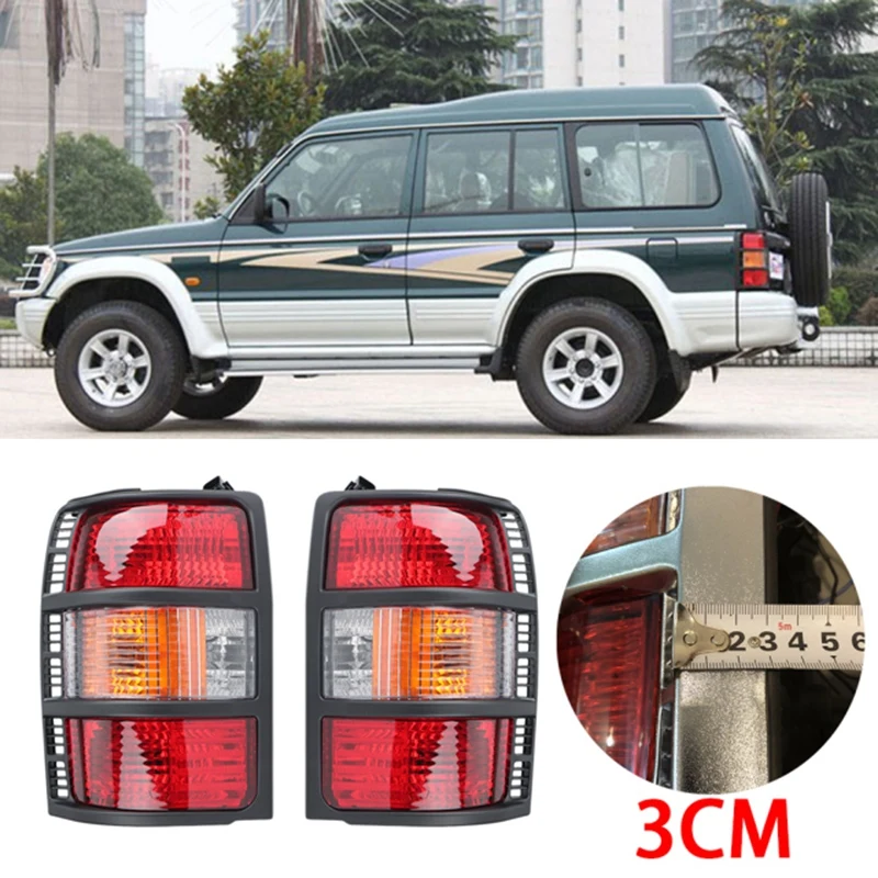 

Car Rear Bumper Brake Tail Light Side Taillight Lamp For Mitsubishi Pajero V31 V32 V33 V43 1993-1997(Straight Body)