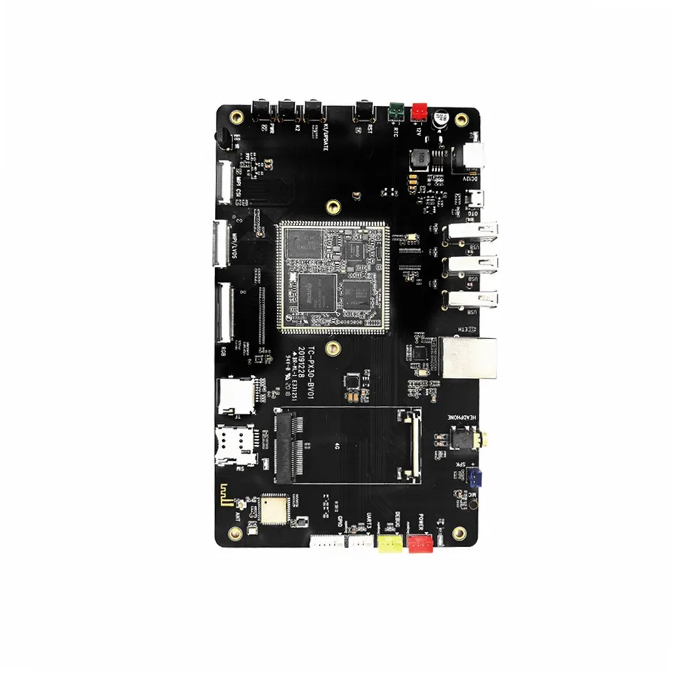 Open Source Quad Core PX30 Rockchip Board Motherboard PX30 Android RK809 EVB For Payment Vending Machines Iot Equipment