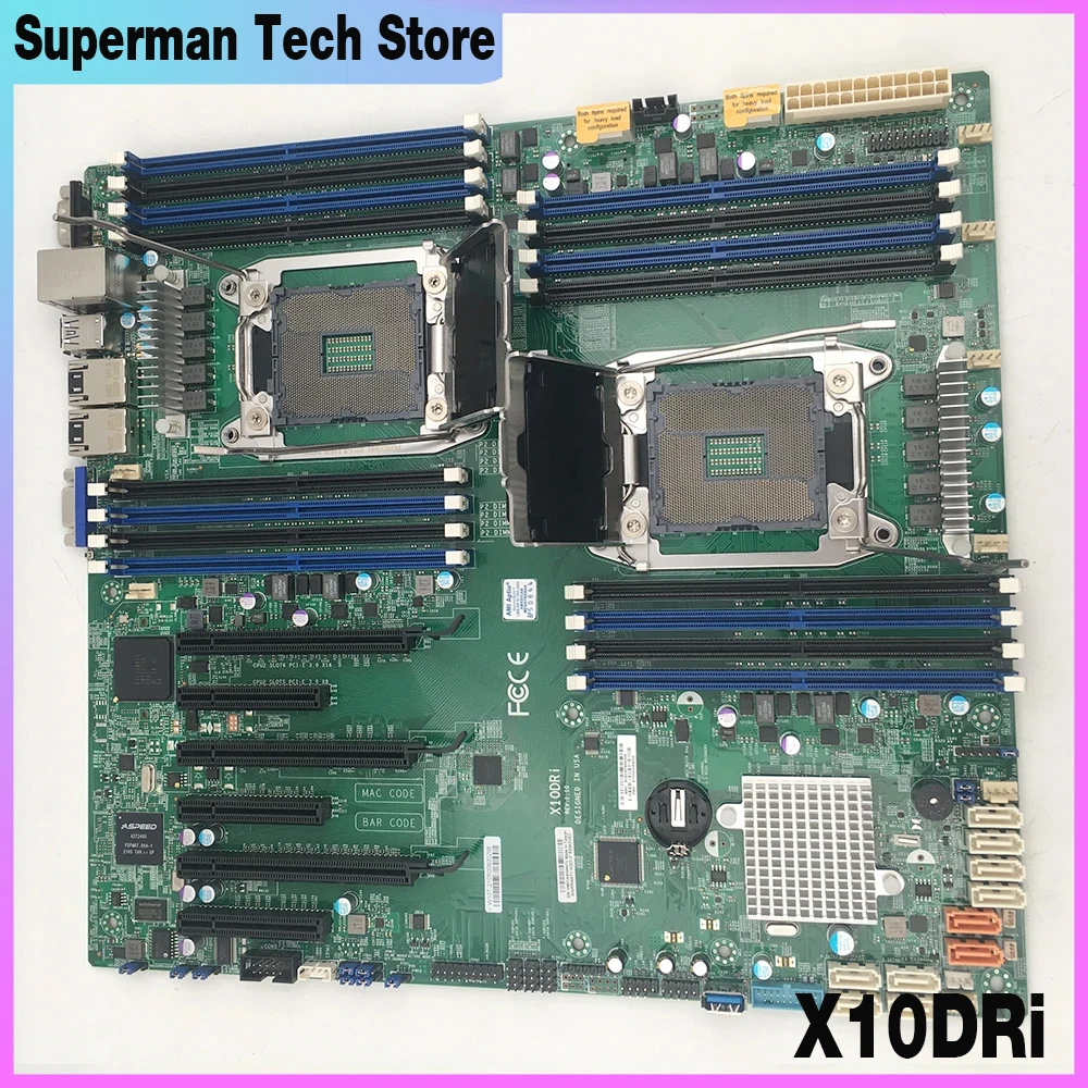 

X10DRi Server Motherboard C612 LGA2011 E5-2600 V3/V4 DDR4