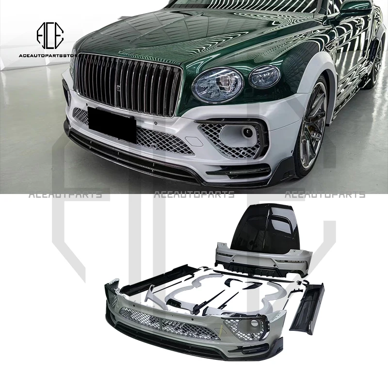 M Style Body Kit For Bentley Bentayga Dry Carbon Fiber Wide Body Kit For Bentayga 2020+ Aerodynamic Parts