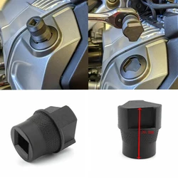 Motorcycle Car Engine Oil Filler Cap Tool Wrench Removal Cap Socket Removal Black For BMW R1200GS R1250GS R1200RT R1250RS