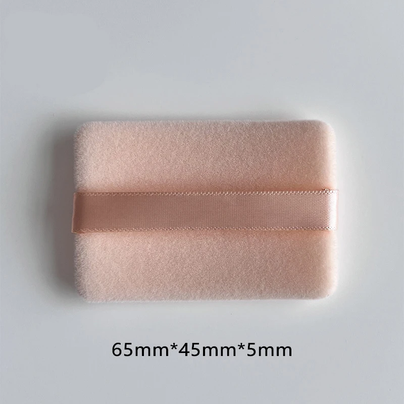 Double Sided Flocking Make Up Powder Puff Rectangle Foundation Make Up Soft Ultra-thin Powder Puff Mini Face Sponge Beauty Tool