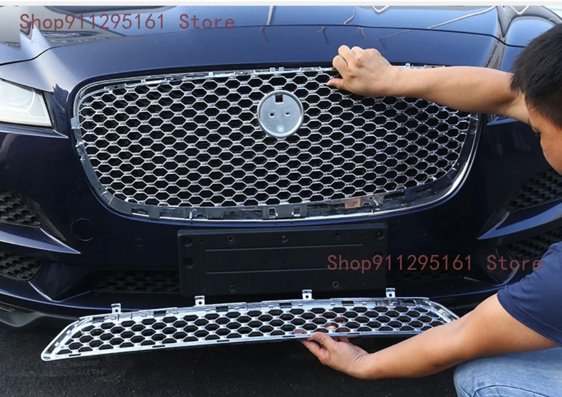 

ABS Front Grill Trim Car Styling For Jaguar F-Pace f pace X761 2016 2017 2018