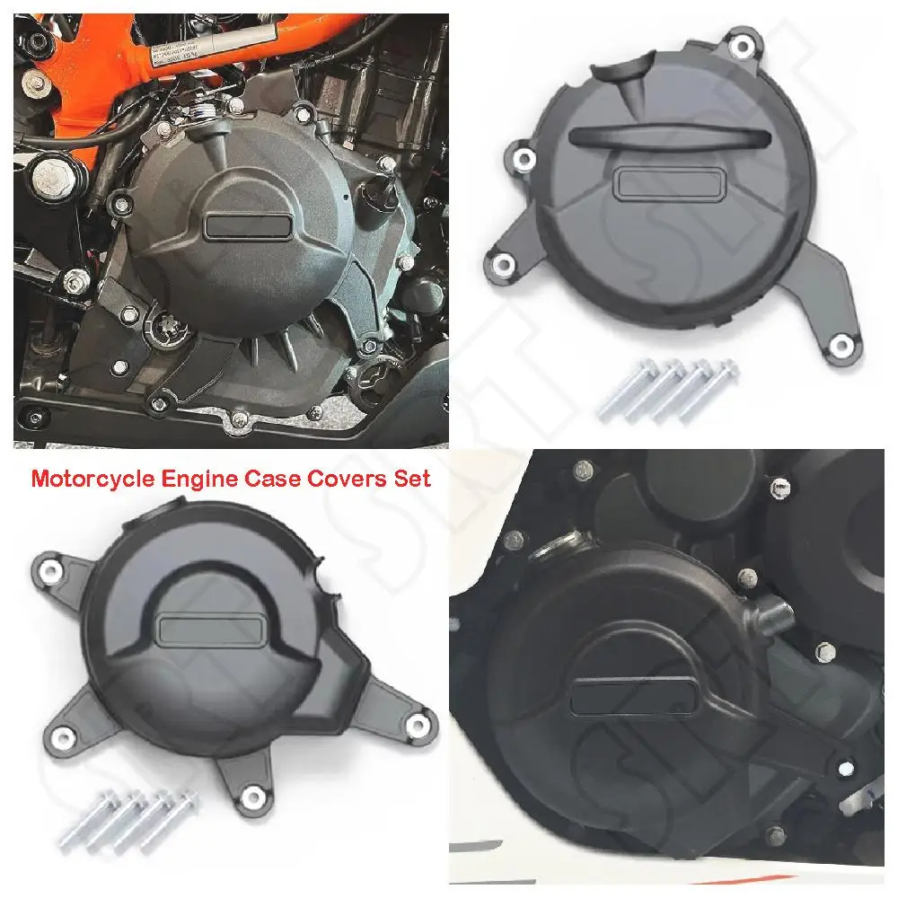 

Fits for KTM DUKE 390 Duke390 ABS 2017 2018 2019 2020 Motorcycle Accessories Engine Cover Set Stator Case Protection Guards Kits