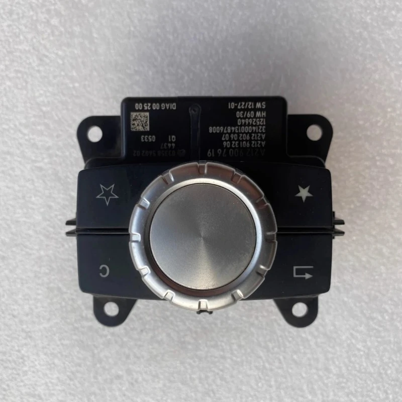 Compatible Multimedia Rotary Mouse Knob Switch Fit W166 W164 W20 W212 GLK300 C200 Car Interior Replacement Button