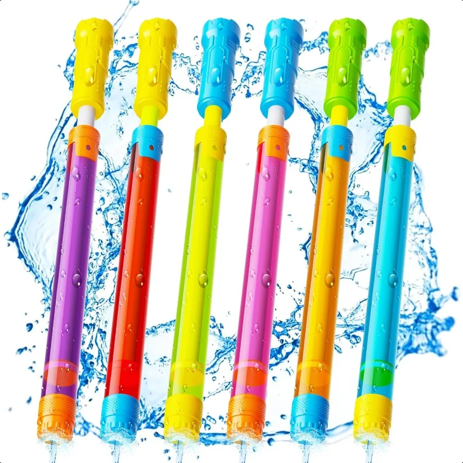 

Water Gun Squirt Toys for Adults: Shoot Up to 40 Feet Outdoor er Blaster Water Guns for Age 345812 Bulk Fun Water Squirter Toy