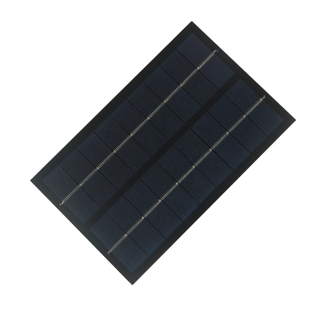 3W 9V Solar Panel Cells Solar Charger PV Power Module for DIY Garden Led Lights 6V-7V Batteries Charging 125*195MM 5Pcs/Lot