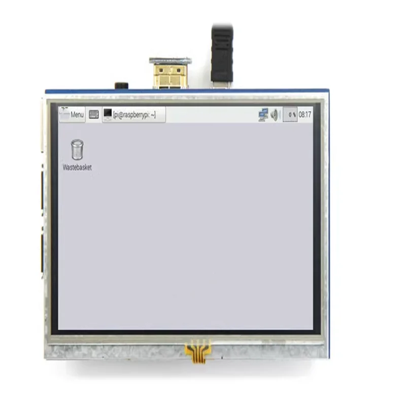 1 pcs  5-inch LCD display suitable for Raspberry Pi A+/B+/2B Pi Pi2 touch screen with HDMI interface