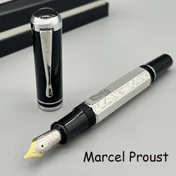 Lanlan Luxury MB Writer Marcel Proust Exquisite Style Carving Fountain Rollerball Ballpoint Pen with serial number