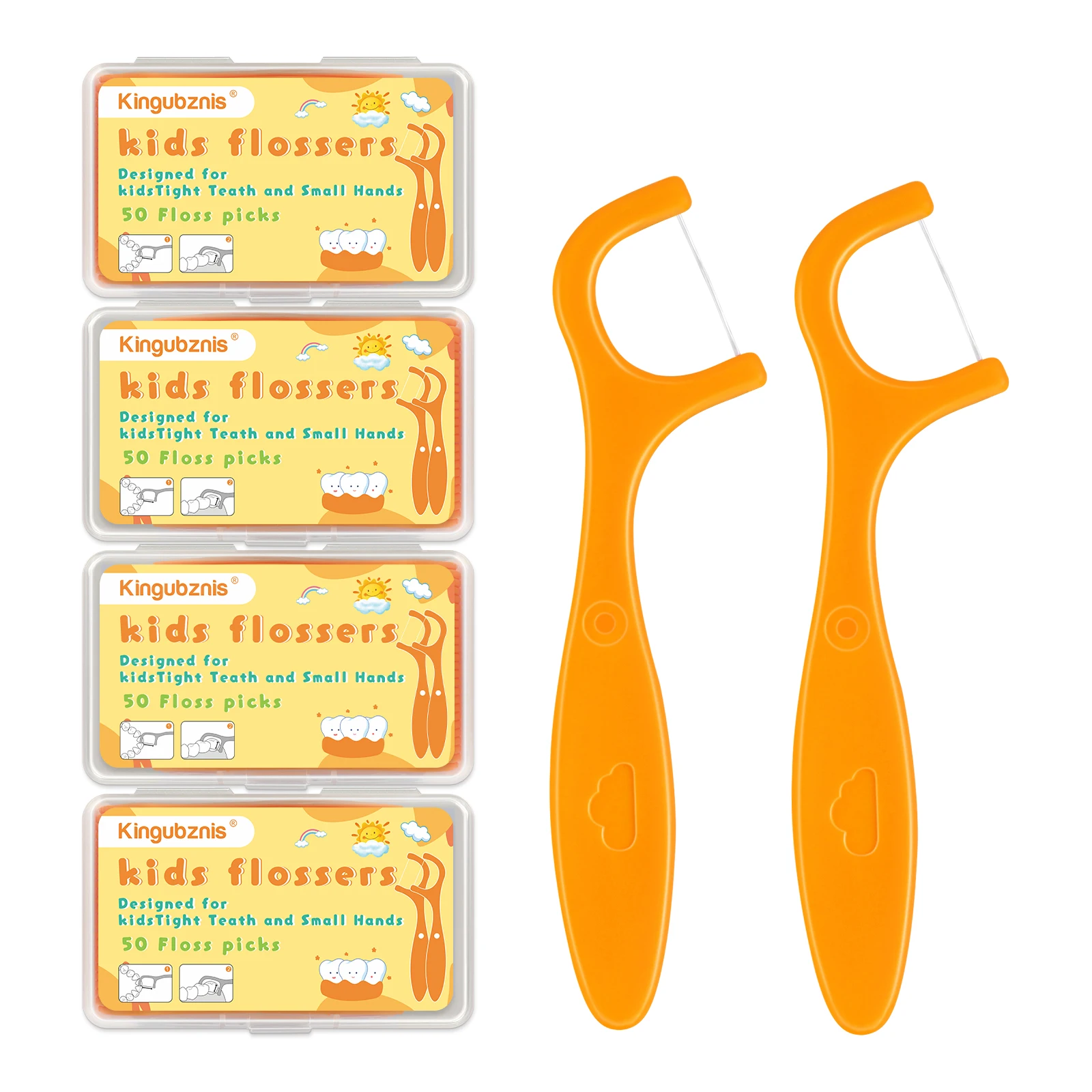20 Box Childrens Dental Floss 50pcs Sticks Colored Floss For Children Cure Dent Teeth Cleaning Orthodontic Interdental Pick