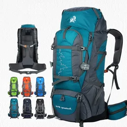 New Large 80L Outdoor Convenient Tent Backpack with Metal Frame Travel Sports Camping Backpack
