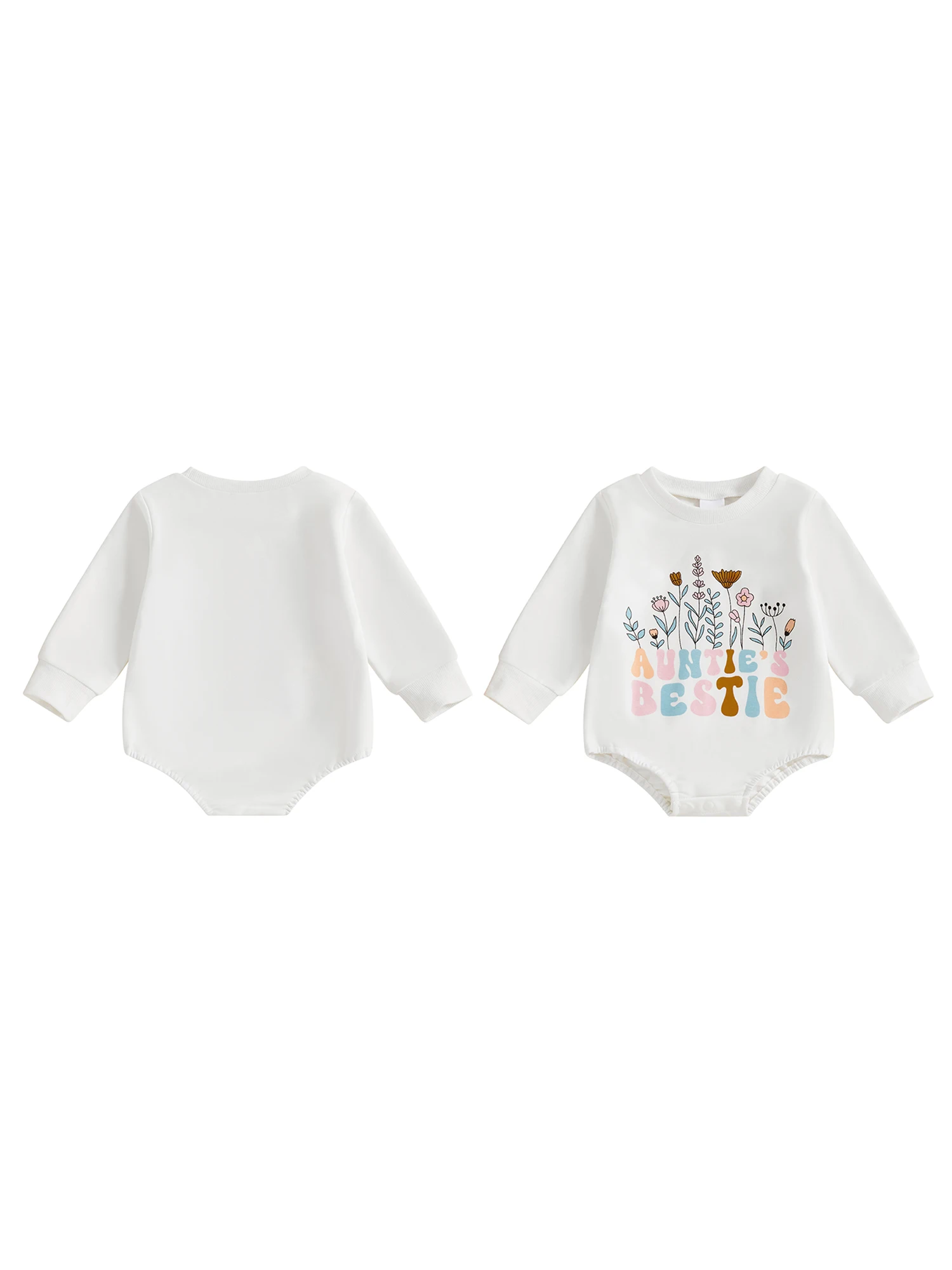 

Stylish Baby Girls Hooded Romper with Cute Animal Print and Front Pocket Detail Long Sleeve Jumpsuit for Fall