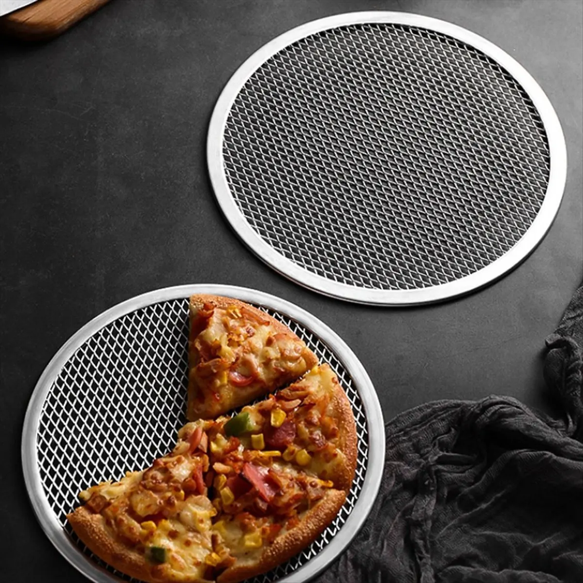 tela-de-aluminio-sem-costura-hitl-de-9-polegadas-para-assar-pizza-crocancia-perfeita-fluxo-de-ar-aprimorado
