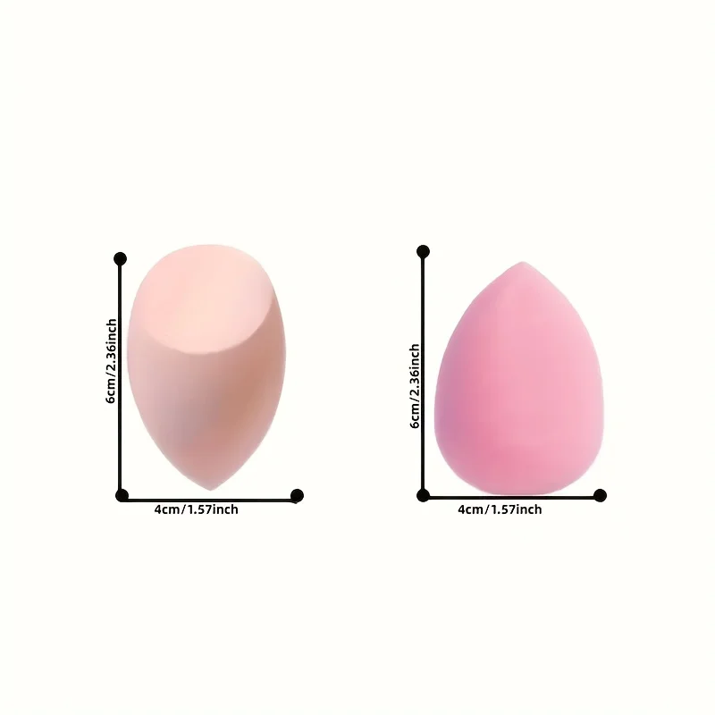 10 esponjas de maquillaje multicolores: hipoalergénicas para líquido/crema BB/polvo |   Aplicación húmeda y seca para darlar poro