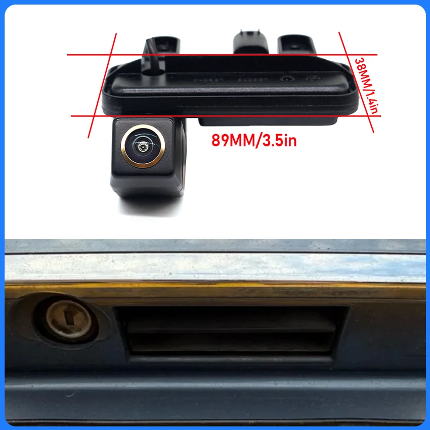 170 ° CVBS AHD 1080P caméra de poignée de coffre de vue arrière de voiture pour Mercedes Benz classe B W246 B180 B200 W212 classe E W207 C CLC W203 E200