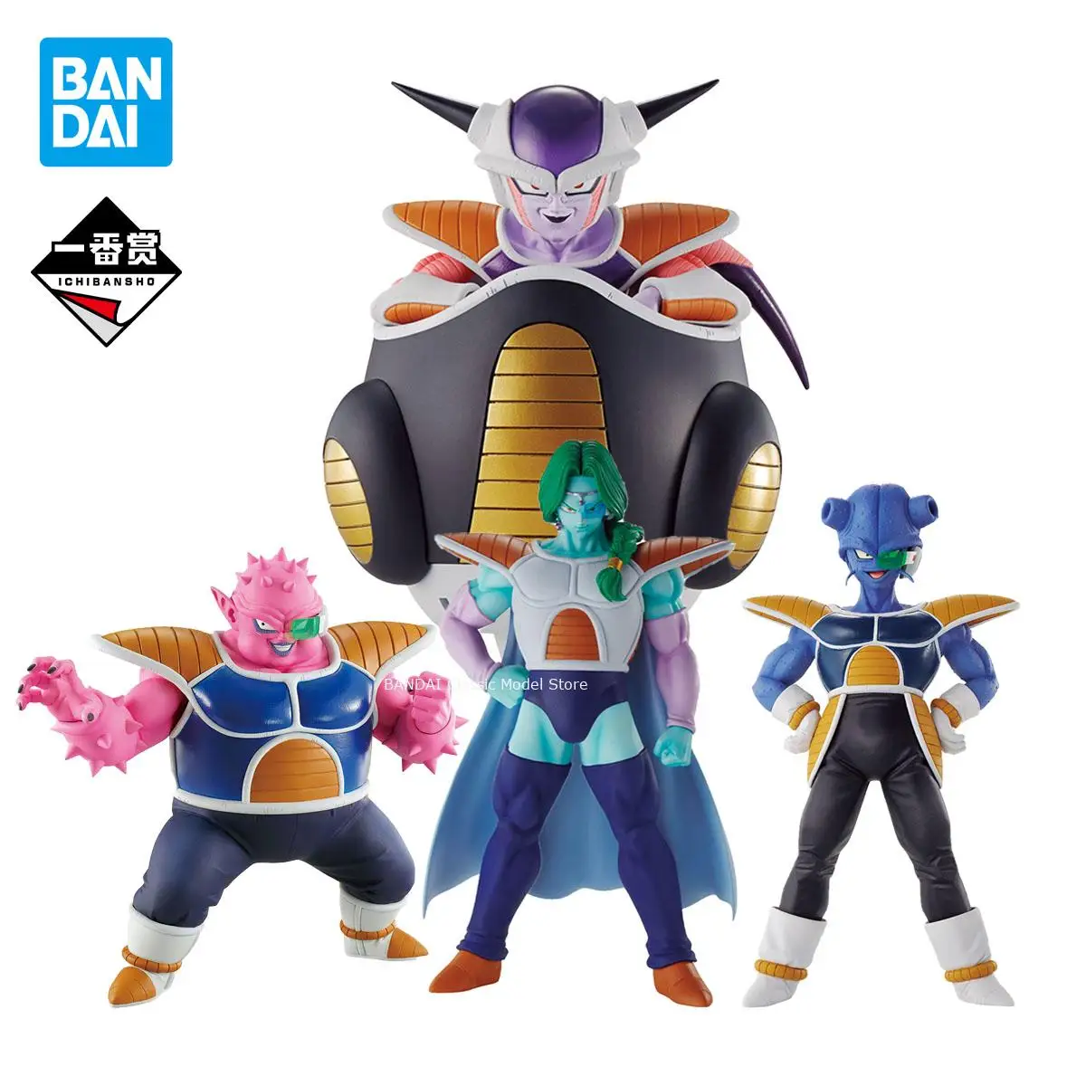 Genuine Official Original Bandai Banpresto Ichiban Kuji Dragon Ball Freeza Zarbon Cui Dodoria Anime Collectible Boxed Model