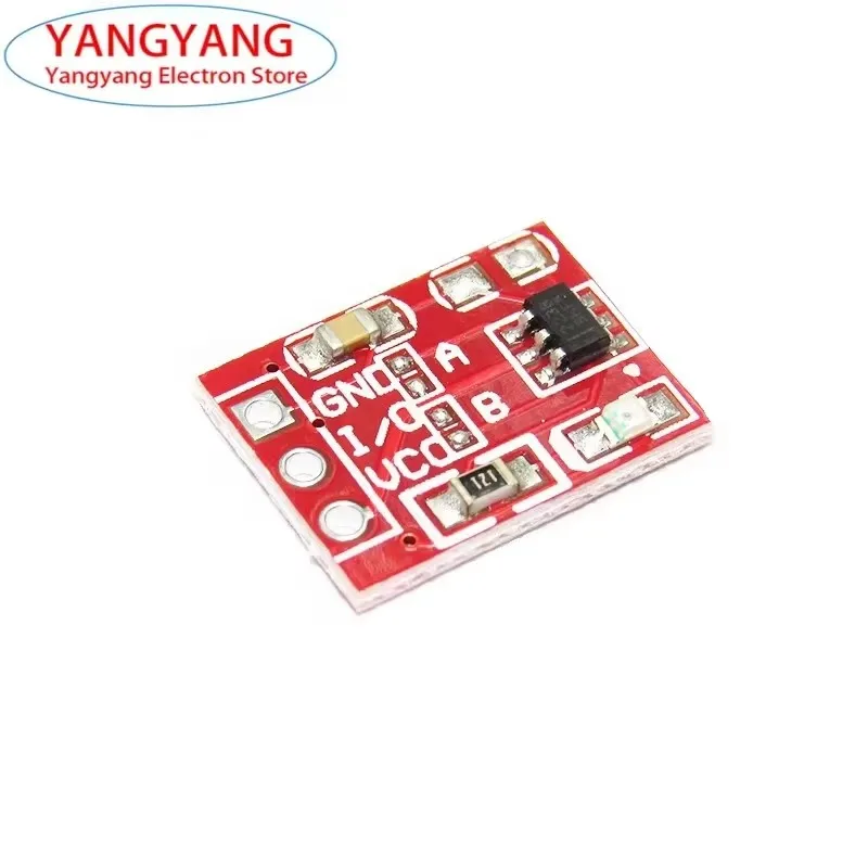 5-10PCS New TTP223 Touch Button Module Self-Locking/No-Locking Board Capacitor Type Single Channel Self Locking Switch Sensor