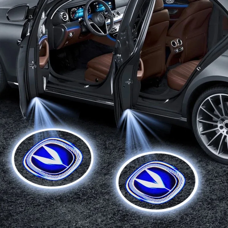2 шт. для Changan CS75 Plus CS35 CS15 CS95 CX70 CX20 CS55 светодиодный проектор двери автомобиля Ghost Shadow приветственный свет аксессуары