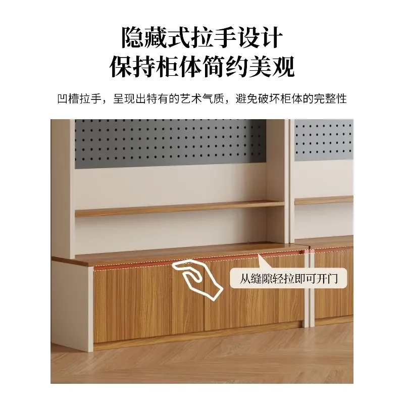 Cave board product display cabinet supermarket snack sample hook display multi-layer merchandise jewelry pet storage shelf