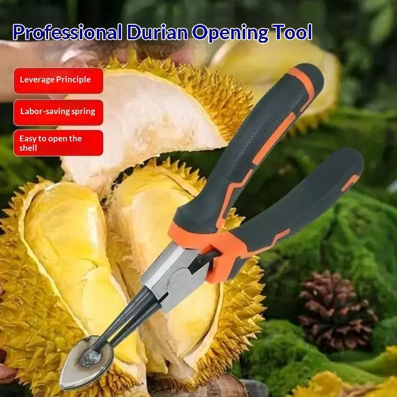 Durable Durian Opener Multiuse Easily Opening Fruit Opening Tool Ergonomic Hand Tool Durian Peel Breaking Tool Household