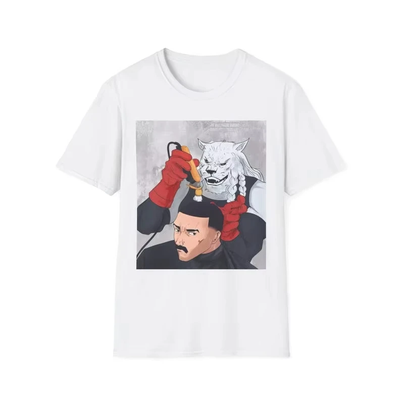Hot Sale Invincible Tshirt , Thragg Getting A Haircut Meme, Battle Beast, Invincible Graphic Tshirt, Unisex