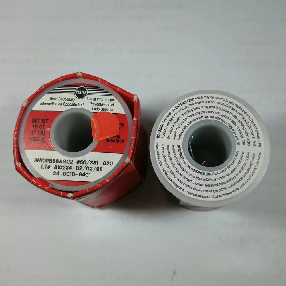 Whole Roll Original Imported KESTER With Lead And Silver Solder Wire 2% Silver 0.5mm Diameter High Melting Point Special Solder