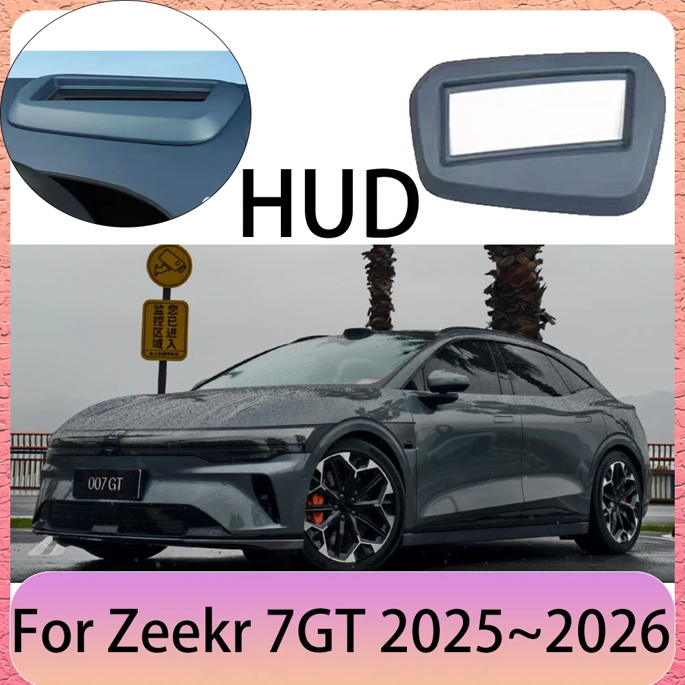 

Для Zeekr 7GT 2025 ~ 2026 LHD автомобильный проекционный дисплей защитная приборная панель HUD пылезащитный чехол аксессуары для интерьера
