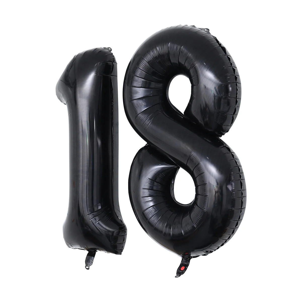 

40 Inch Black Number 18th Balloon Foil Party Decorations Birthday Anniversary Supplies Photo Props Safe Durable Material