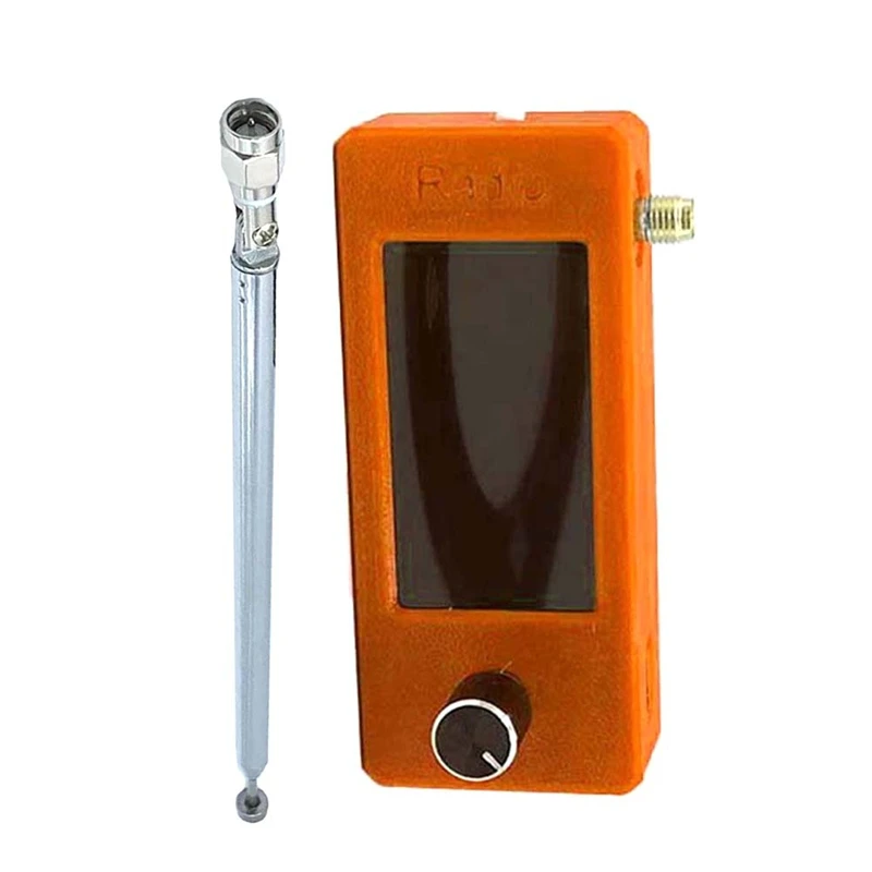 Portable Radio1.9inch IPS Screen Pocket Mini Radio with Antenna All Band Radio Receiver HF SW MW VHF Radio-A51M