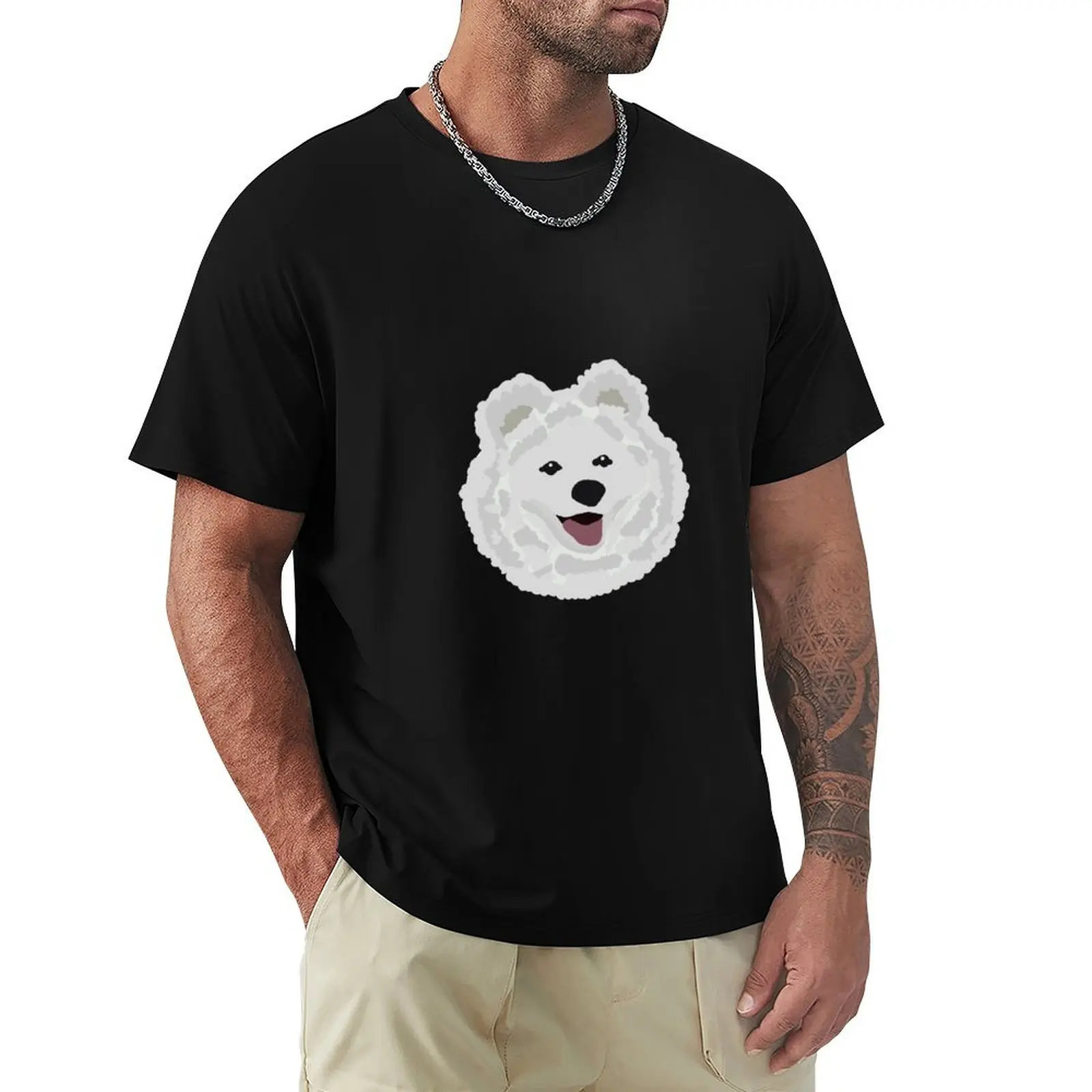 samoyed T-Shirt Sporty Breathable Short Sleeve T-Shirt