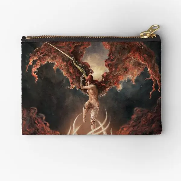 

Malenia Goddess Of Rot Zipper Pouches Cosmetic Key Men Socks Small Pocket Wallet Pure Money Bag Storage Women Coin Panties