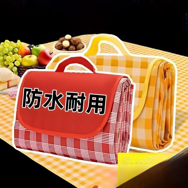 

Утолщенный переносной коврик для пикника на открытом воздухе, водонепроницаемый, влагостойкий, для кемпинга, путешествий, газона, пляжа, бренд Fly Blue Valley