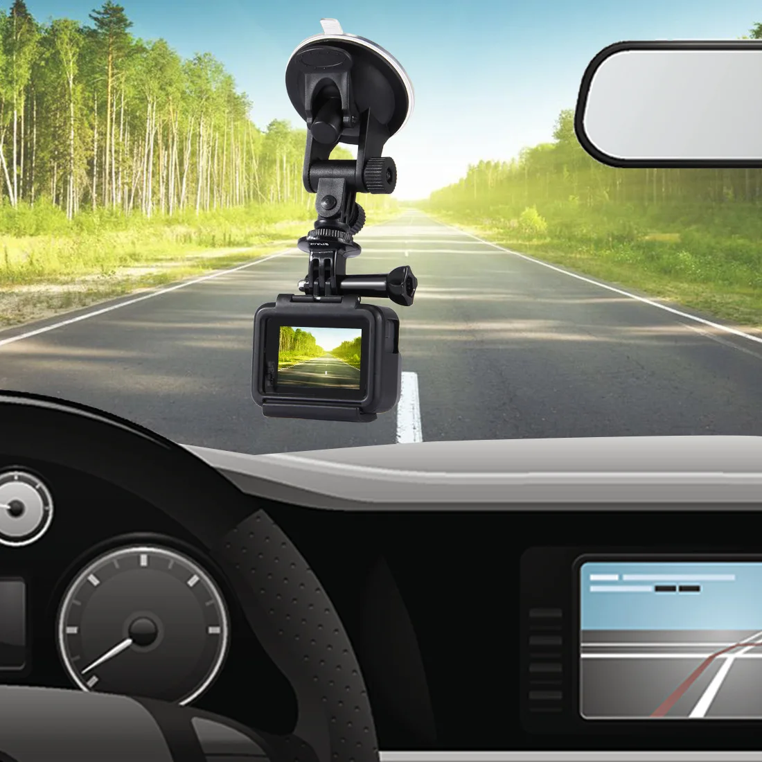 

Suction Cup For Gopro Accessories Action Camera Action Cam Accessories For Car Mount Windshield Monopod Holder Holding