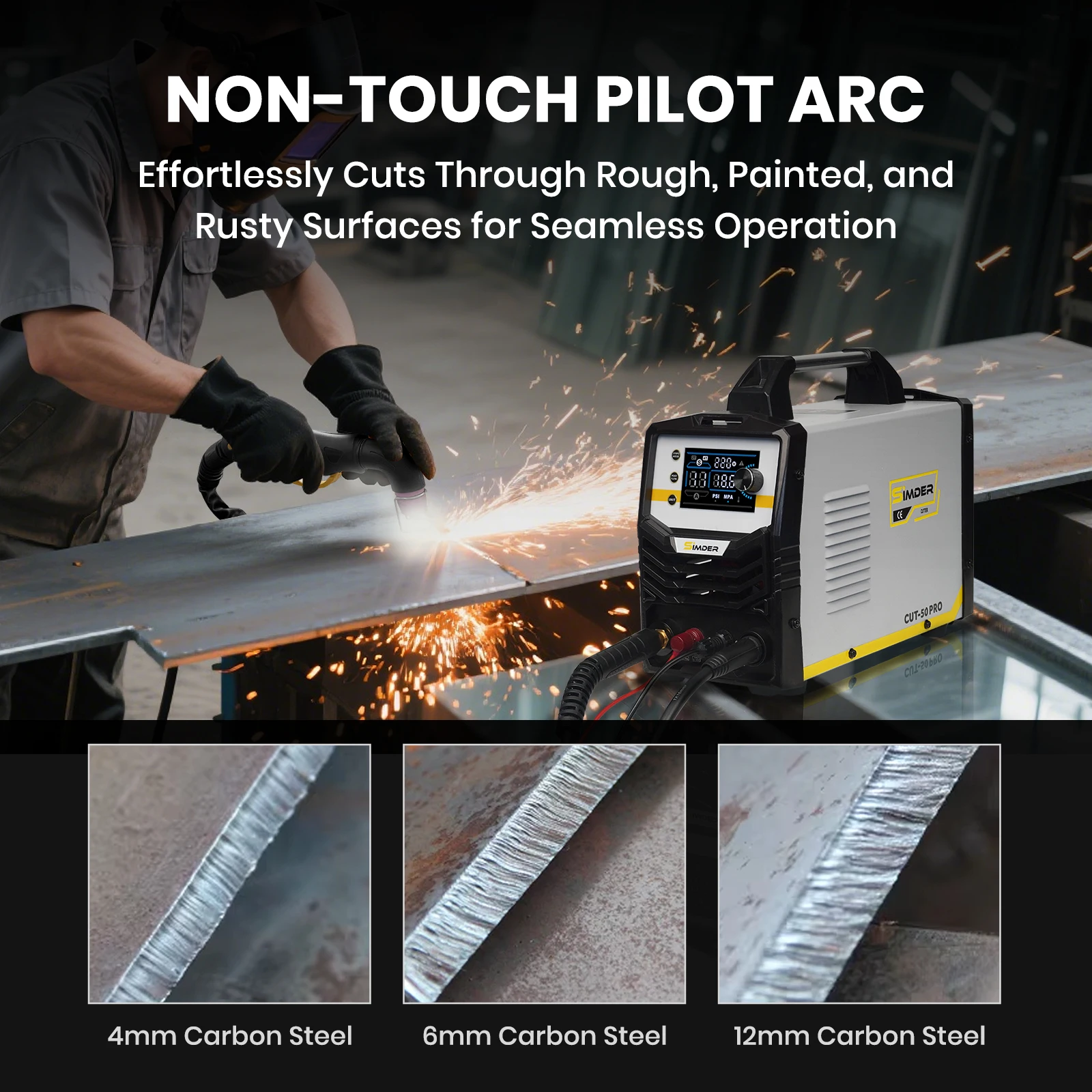 Saldatrice al plasma 50A con a - Plasma Cutter Pilot Arc 50A recensione e prezzo