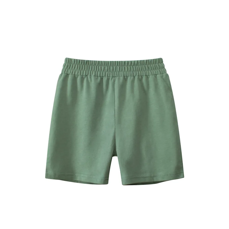 Pantaloncini estivi per bambini, nuovi pantaloncini di cotone per ragazzi e donne, colori solidi, neonati, pantaloni corti a cinque punti, pantaloni