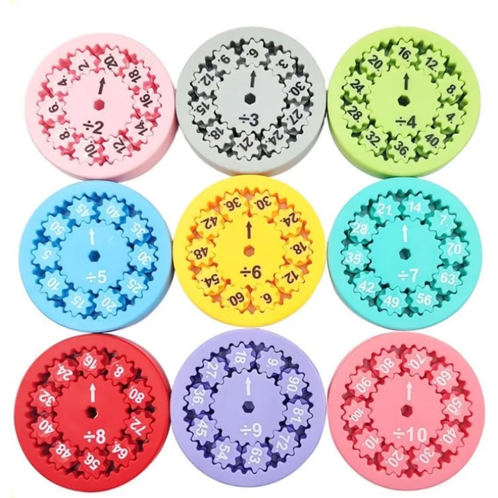 数学フィジェットスピナー乗算ゲームフィジェットおもちゃ子供用イースターバスケット詰め物数学事実フィジェットスピナー部門おもちゃ
