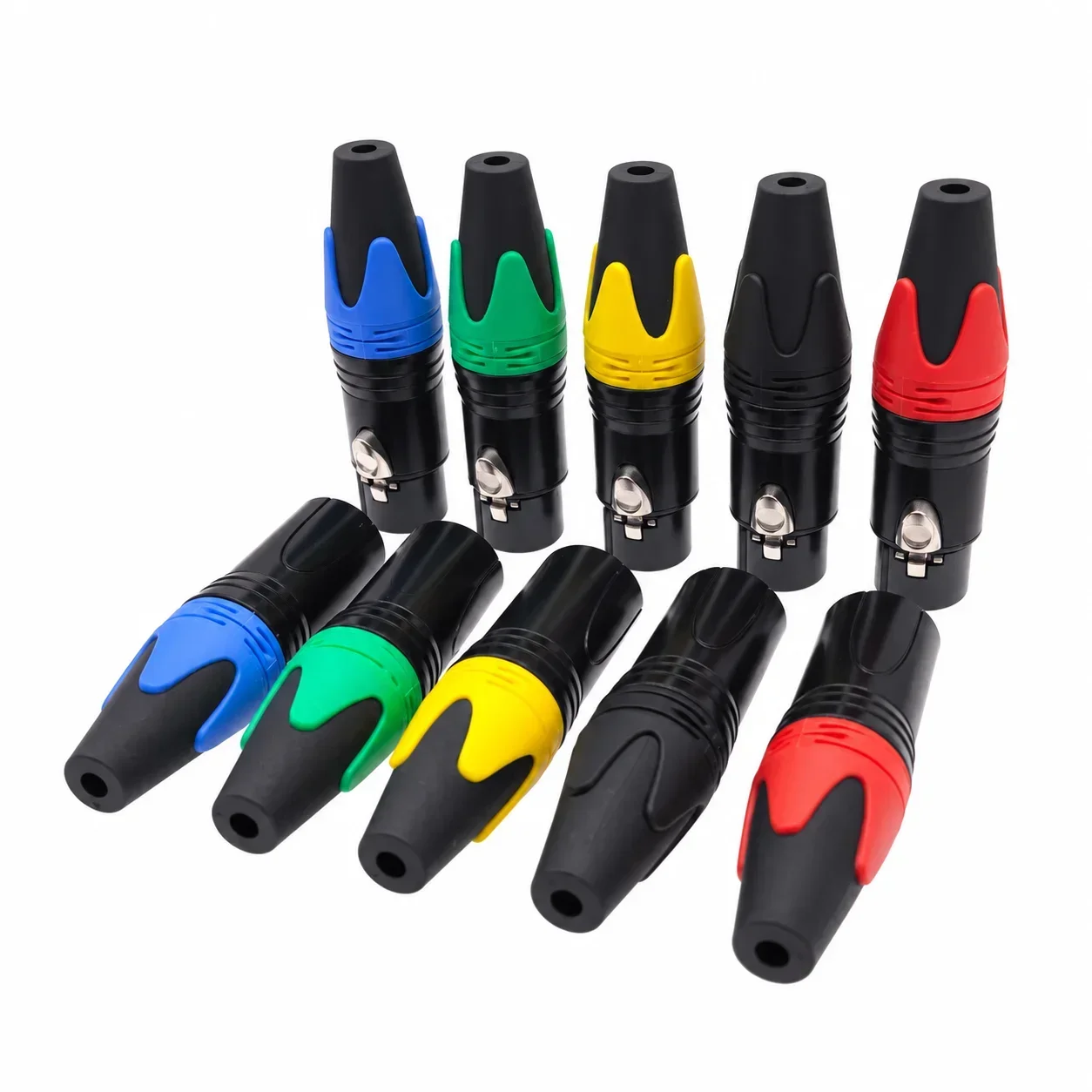 Microphone XLR Audio Cable Connectors 3 Pin Male Female Plug Socket for Speaker Mixing Console Stage Studio Recording