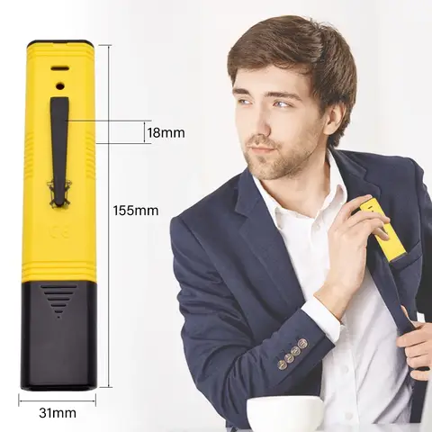 Digital PH Meter Tester Portable Pocket Pen Water Liquid PH 0.00-14.00 Test Automatic Calibration Aquarium Hydroponic Measure