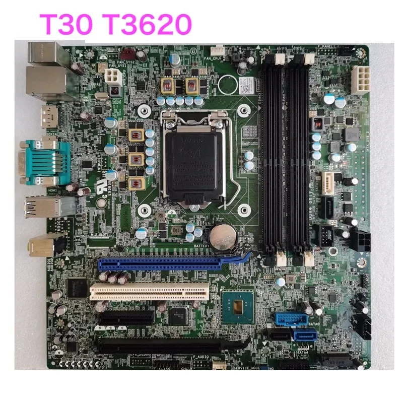 

CN-07T4MC для Dell T30 T3620, материнская плата рабочей станции 07T4MC 7T4MC 0MWYPT MWYPT DDR4, материнская плата, 100% протестирована, полностью работает