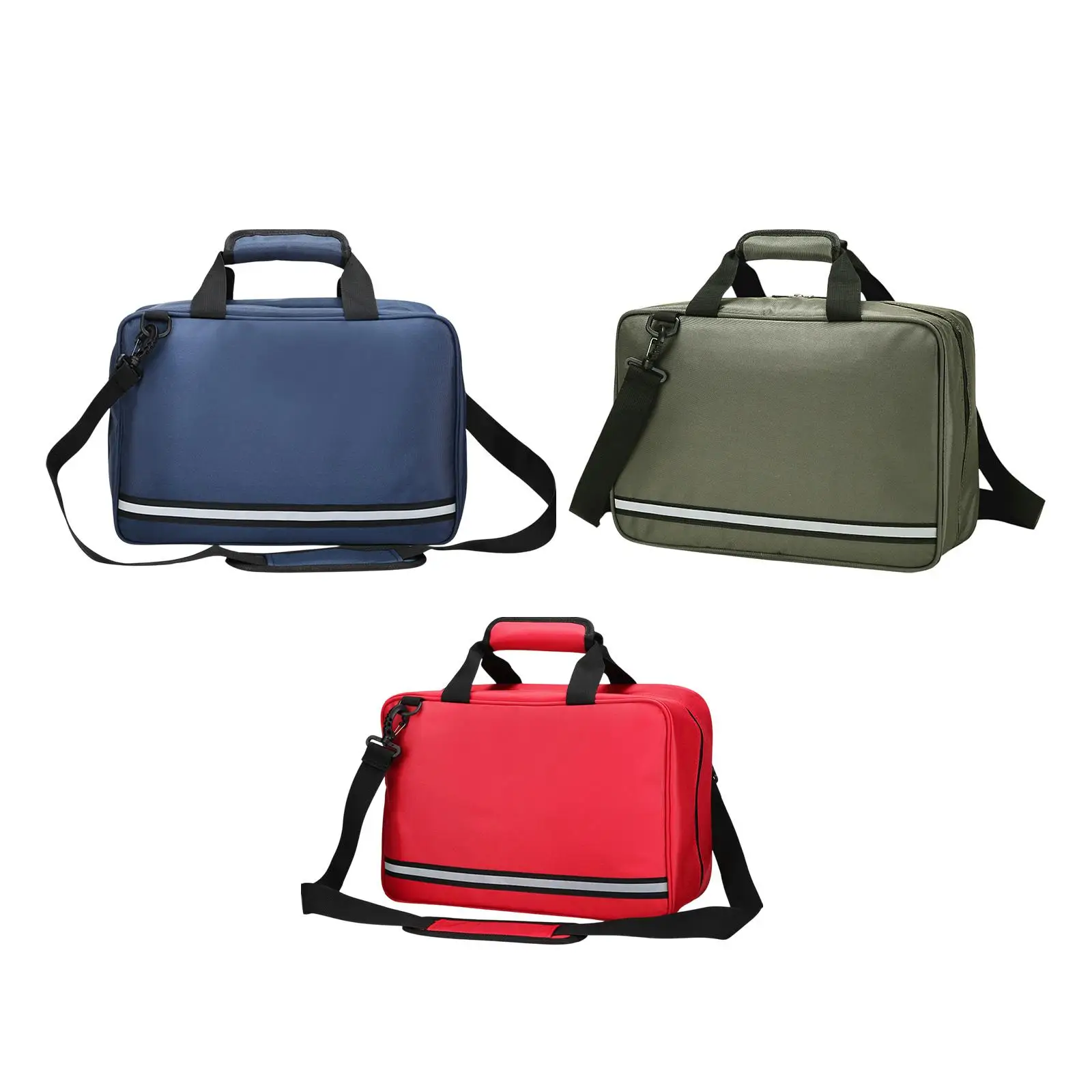 First Aid Kit Bag Empty Wear Resistant First Aid Bag for Camping Gym Car