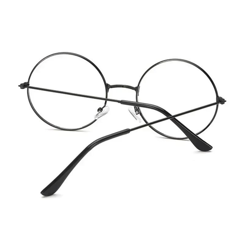 Gafas Redondas Retro para Mujer y Hombre, Lentes Transparentes, Diseño Elegante, Gafas Unisex de Moda, Lentes Transparentes Clásicas
